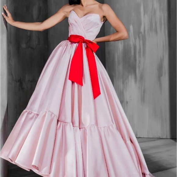 Lan Ting Bride A-Line Princess Prom Dress - Size 2 - Picture 1 of 6